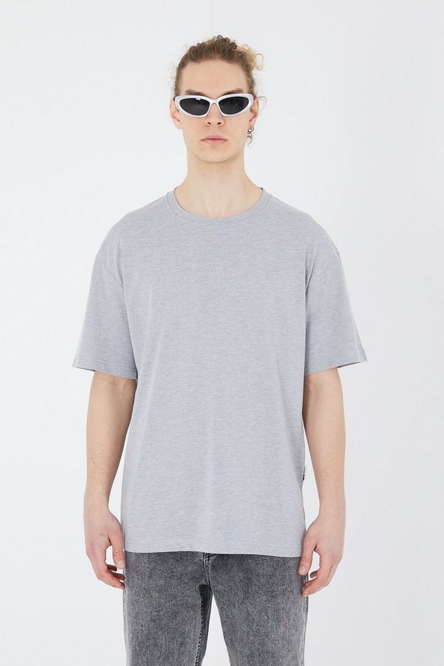 COFI Casuals T-Shirt einfarbiges Basic Oversized T-Shirt mit 320 GSM Baumwolle von COFI Casuals