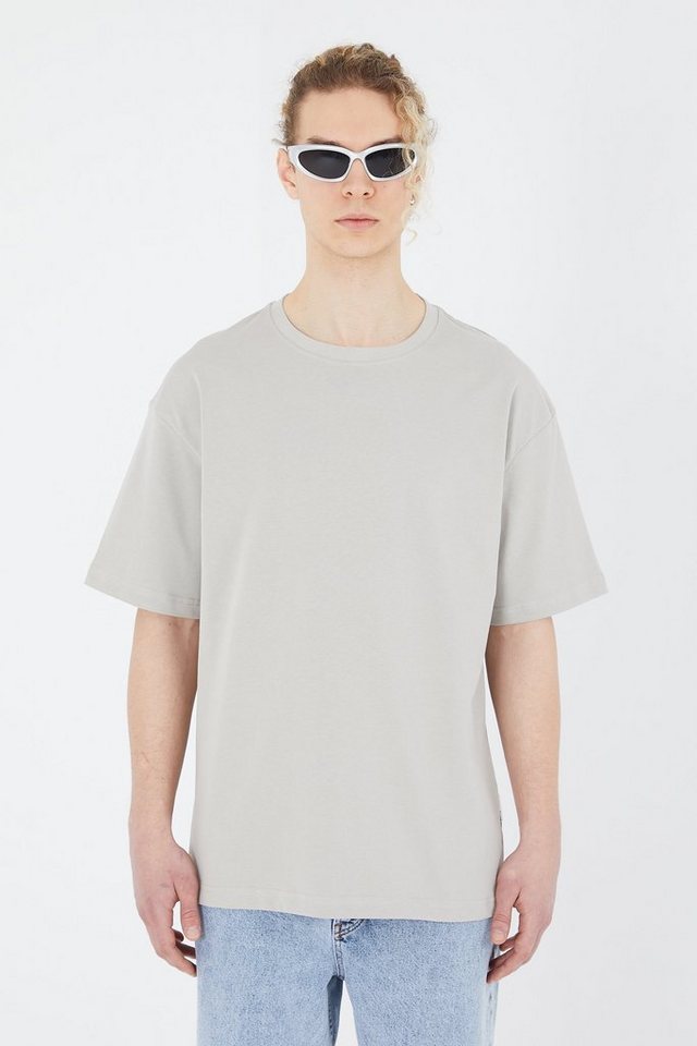 COFI Casuals T-Shirt einfarbiges Basic Oversized T-Shirt mit 320 GSM Baumwolle COFI Casuals T-Shirt einfarbiges Basic Oversized T-Shirt mit 320 GSM Baumwolle von COFI Casuals