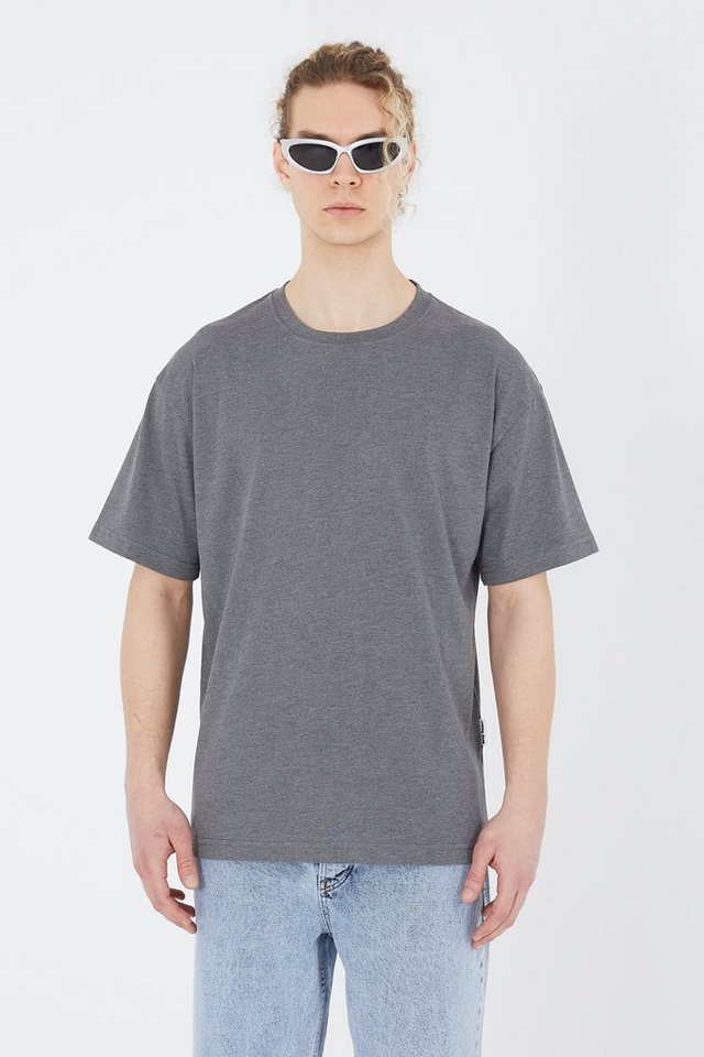 COFI Casuals T-Shirt einfarbiges Basic Oversized T-Shirt mit 320 GSM Baumwolle COFI Casuals T-Shirt einfarbiges Basic Oversized T-Shirt mit 320 GSM Baumwolle von COFI Casuals