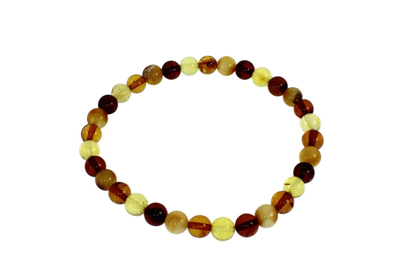 OSTSEE-SCHMUCK Armband - Kugel 6 mm - Bernstein -, (1-tlg) von OSTSEE-SCHMUCK
