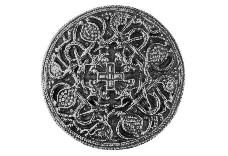 OSTSEE-SCHMUCK Brosche Ostsee-Schmuck Brosche Hiddensee 42 mm rund von OSTSEE-SCHMUCK