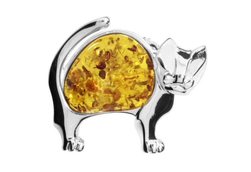 OSTSEE-SCHMUCK Brosche Ostsee-Schmuck Brosche Katze Brosche Katze OSTSEE-SCHMUCK Brosche Ostsee-Schmuck Brosche Katze Brosche Katze von OSTSEE-SCHMUCK
