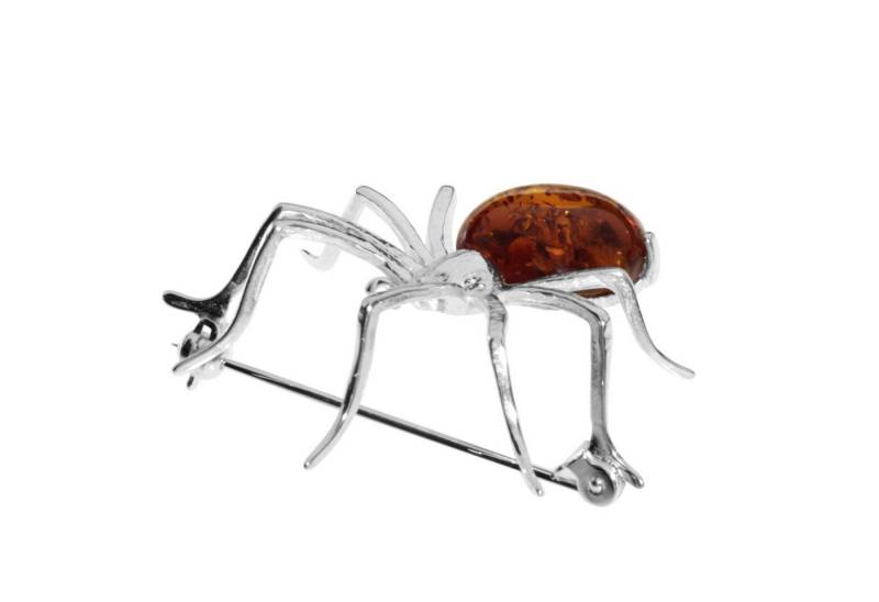 OSTSEE-SCHMUCK Brosche Ostsee-Schmuck Brosche Spinne 48 x 40 mm von OSTSEE-SCHMUCK