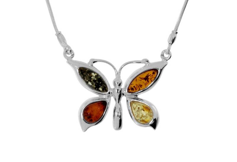 OSTSEE-SCHMUCK Collier Ostsee-Schmuck Collier Schmetterling Collier Schmetterling (1-tlg) von OSTSEE-SCHMUCK