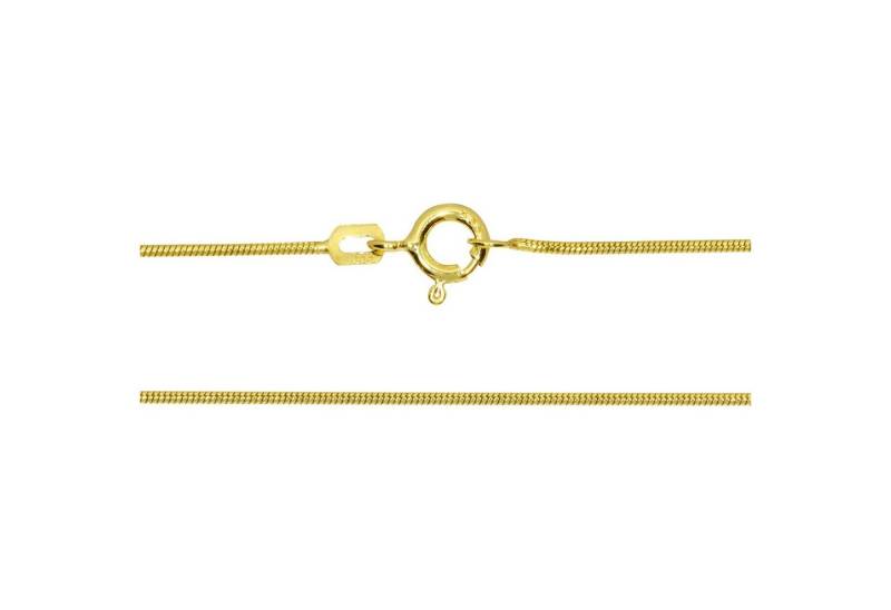 OSTSEE-SCHMUCK Goldkette - Schlange 1,0 mm - Gold 333/000 -, (1-tlg) von OSTSEE-SCHMUCK