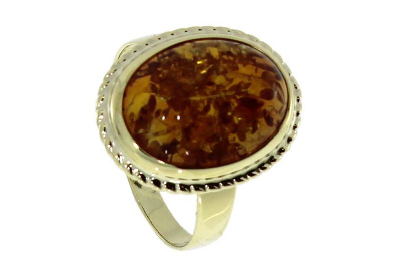 OSTSEE-SCHMUCK Goldring - Jolin - Gold 333/000 - Bernstein (1-tlg) von OSTSEE-SCHMUCK