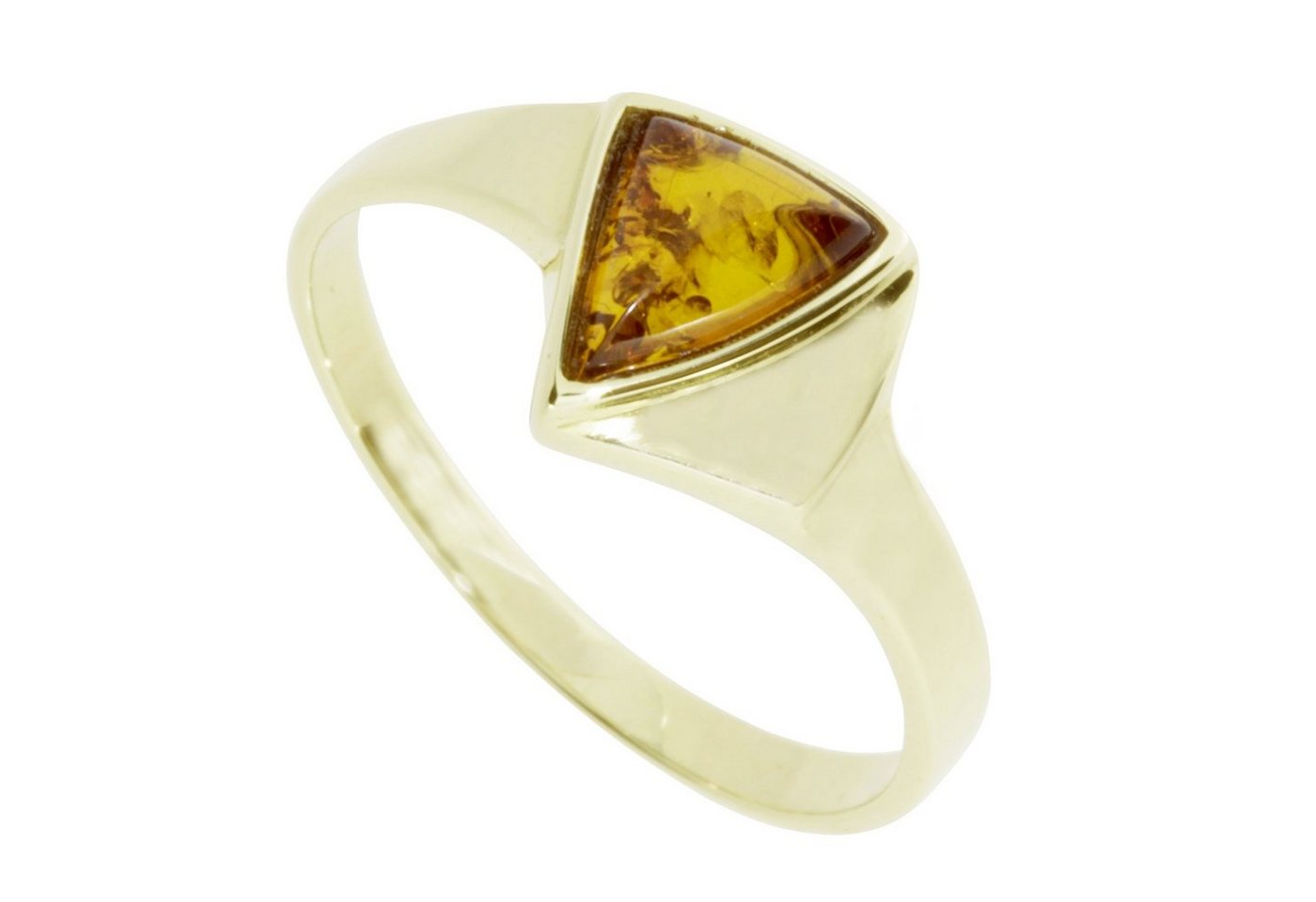 OSTSEE-SCHMUCK Goldring - Malou - Gold 333/000 - Bernstein (1-tlg) von OSTSEE-SCHMUCK