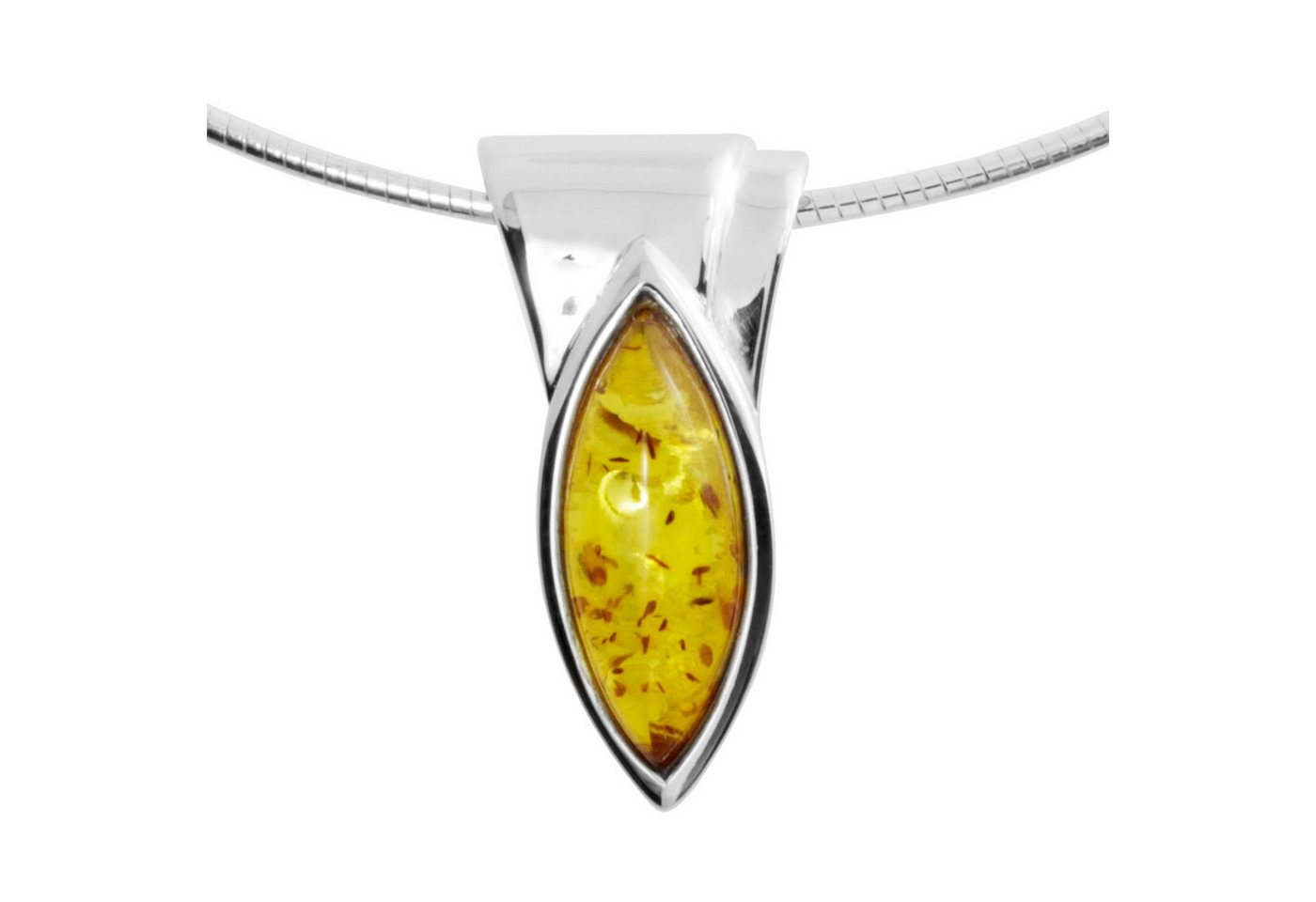 OSTSEE-SCHMUCK Halsreif Ostsee-Schmuck Halsreif mit Anhänger Gleiter-Rieke (2-tlg) von OSTSEE-SCHMUCK