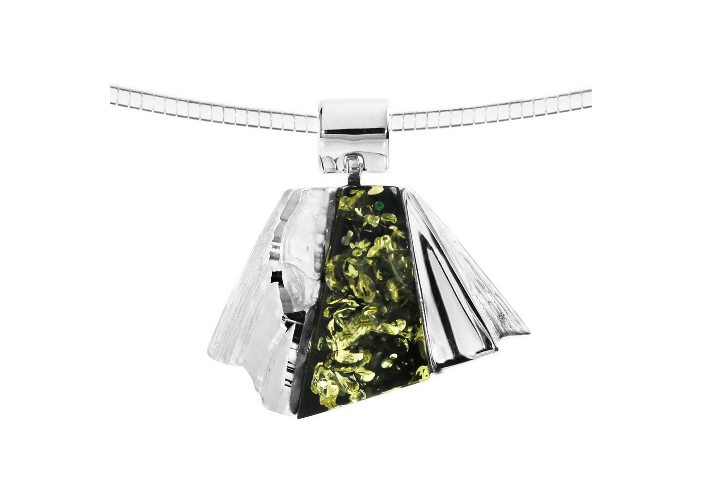 OSTSEE-SCHMUCK Halsreif Ostsee-Schmuck Halsreif mit Anhänger Mette (2-tlg) von OSTSEE-SCHMUCK