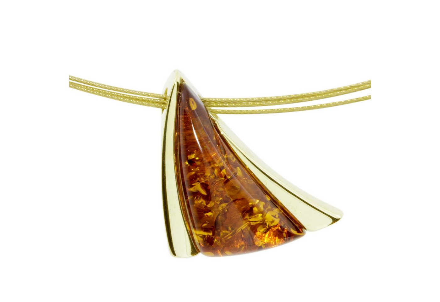 OSTSEE-SCHMUCK Kette mit Anhänger Ostsee-Schmuck Halsreif mit Anhänger Gleiter-Imke 22 (2-tlg) von OSTSEE-SCHMUCK