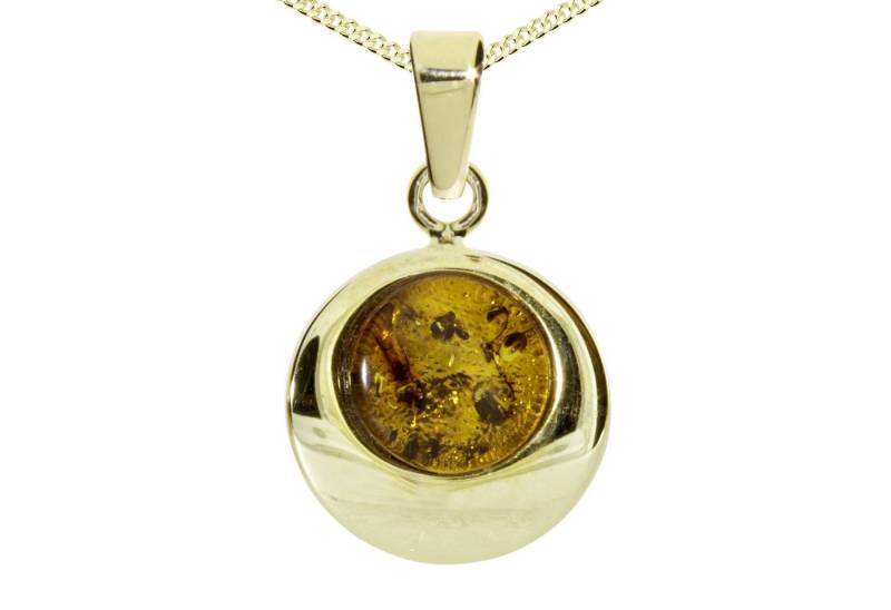 OSTSEE-SCHMUCK Kette mit Anhänger Ostsee-Schmuck Kette mit Anhänger Alina 12 mm (2-tlg) von OSTSEE-SCHMUCK