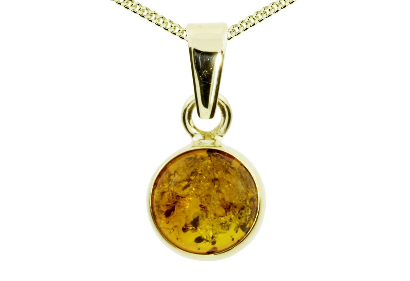 OSTSEE-SCHMUCK Kette mit Anhänger Ostsee-Schmuck Kette mit Anhänger Classic 8 mm (2-tlg) von OSTSEE-SCHMUCK