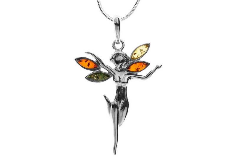 OSTSEE-SCHMUCK Kette mit Anhänger Ostsee-Schmuck Kette mit Anhänger Elfe Kette mit Anhänger Elfe (2-tlg) von OSTSEE-SCHMUCK