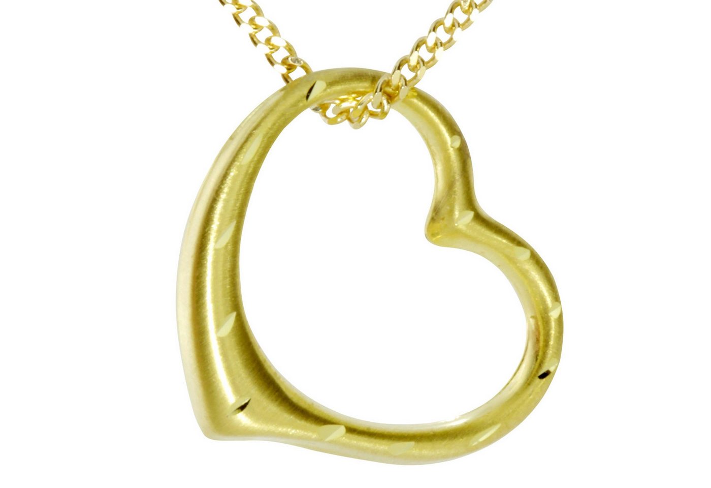 OSTSEE-SCHMUCK Kette mit Anhänger Ostsee-Schmuck Kette mit Anhänger Gleiter-Herz (2-tlg) von OSTSEE-SCHMUCK