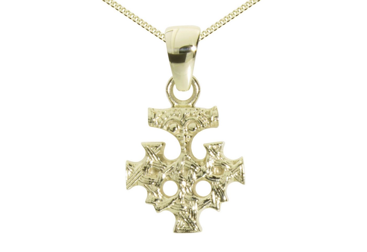 OSTSEE-SCHMUCK Kette mit Anhänger Ostsee-Schmuck Kette mit Anhänger Hiddensee 15 x 13 mm (2-tlg) von OSTSEE-SCHMUCK