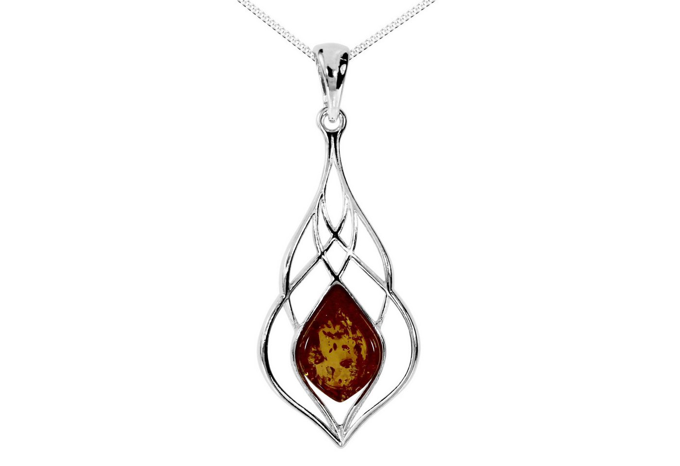 OSTSEE-SCHMUCK Kette mit Anhänger Ostsee-Schmuck Kette mit Anhänger Iben Kette mit Anhänger Iben (2-tlg) von OSTSEE-SCHMUCK