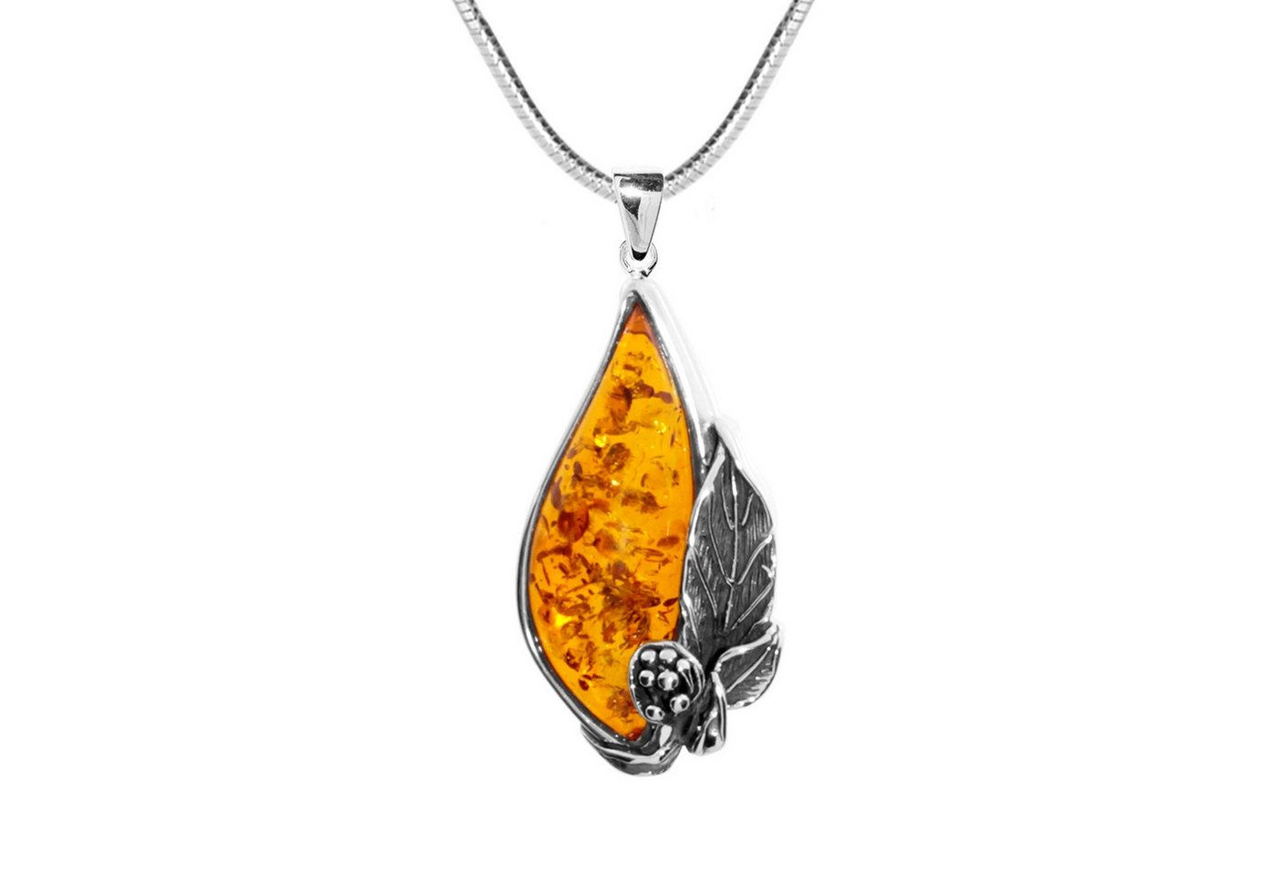 OSTSEE-SCHMUCK Kette mit Anhänger Ostsee-Schmuck Kette mit Anhänger Jana 52 (2-tlg) von OSTSEE-SCHMUCK