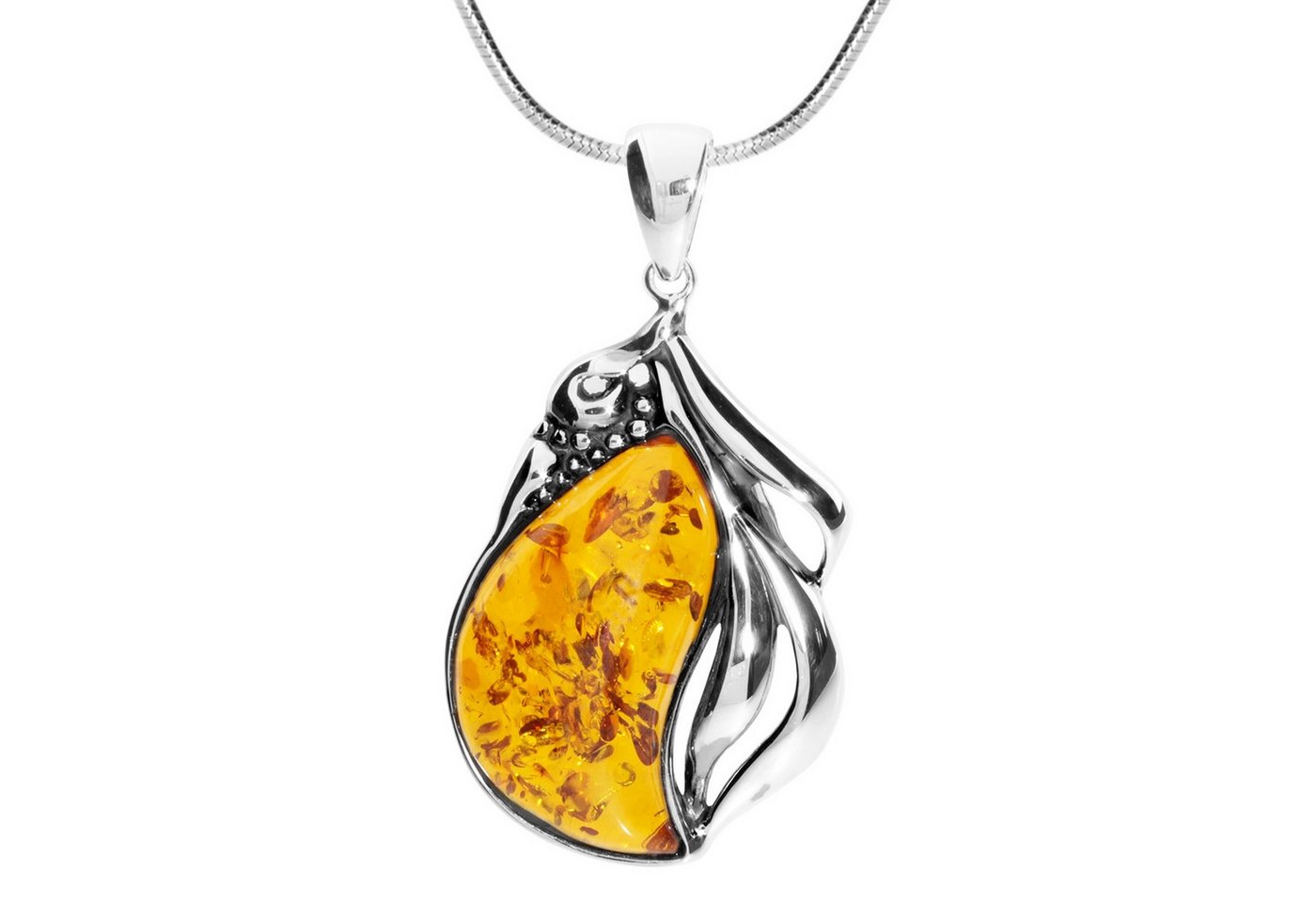 OSTSEE-SCHMUCK Kette mit Anhänger Ostsee-Schmuck Kette mit Anhänger Janne Kette mit Anhänger Janne (2-tlg) von OSTSEE-SCHMUCK