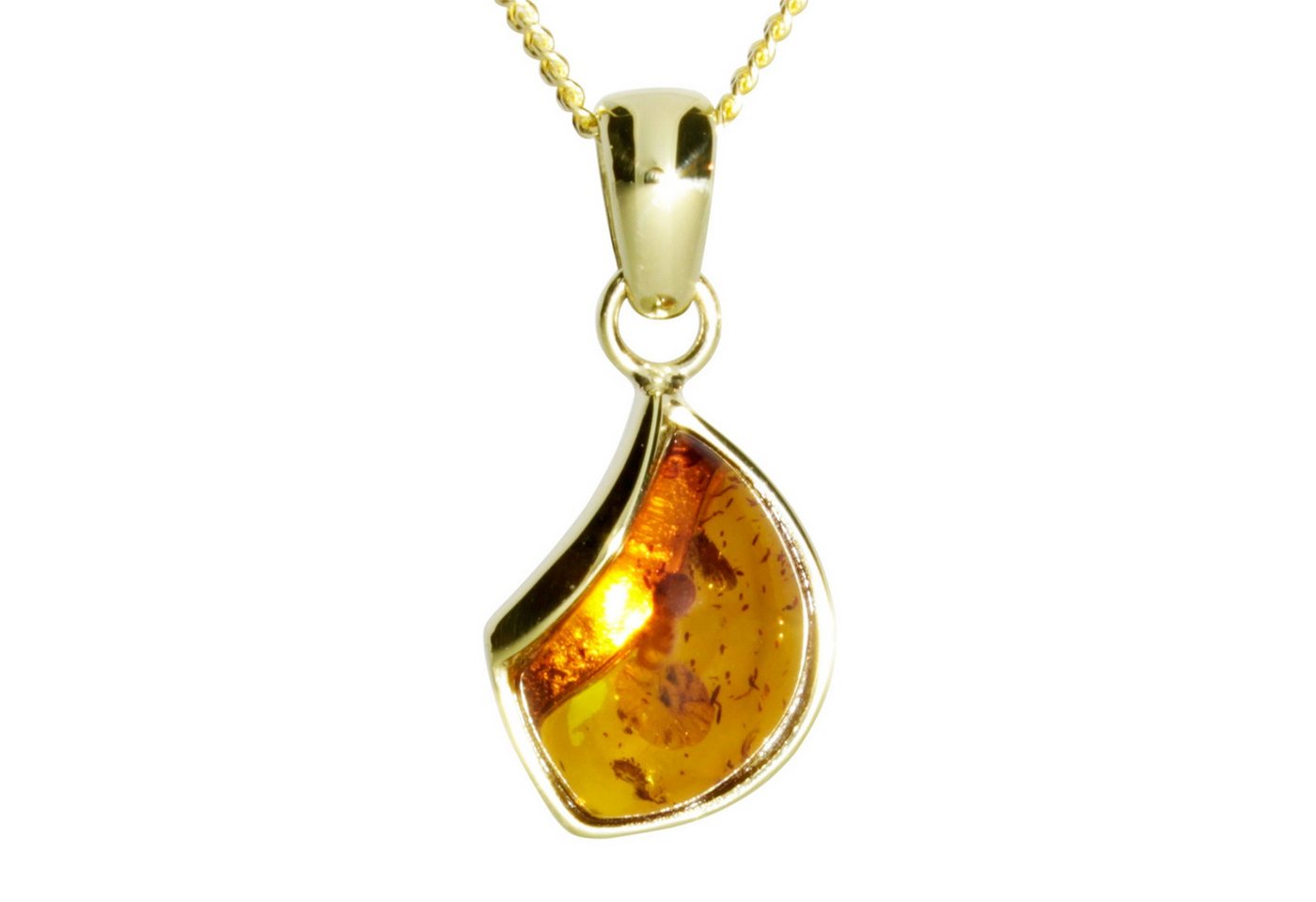OSTSEE-SCHMUCK Kette mit Anhänger Ostsee-Schmuck Kette mit Anhänger Jula 23 mm (2-tlg) von OSTSEE-SCHMUCK