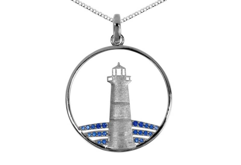OSTSEE-SCHMUCK Kette mit Anhänger Ostsee-Schmuck Kette mit Anhänger Leuchtturm 30 mm (2-tlg) von OSTSEE-SCHMUCK