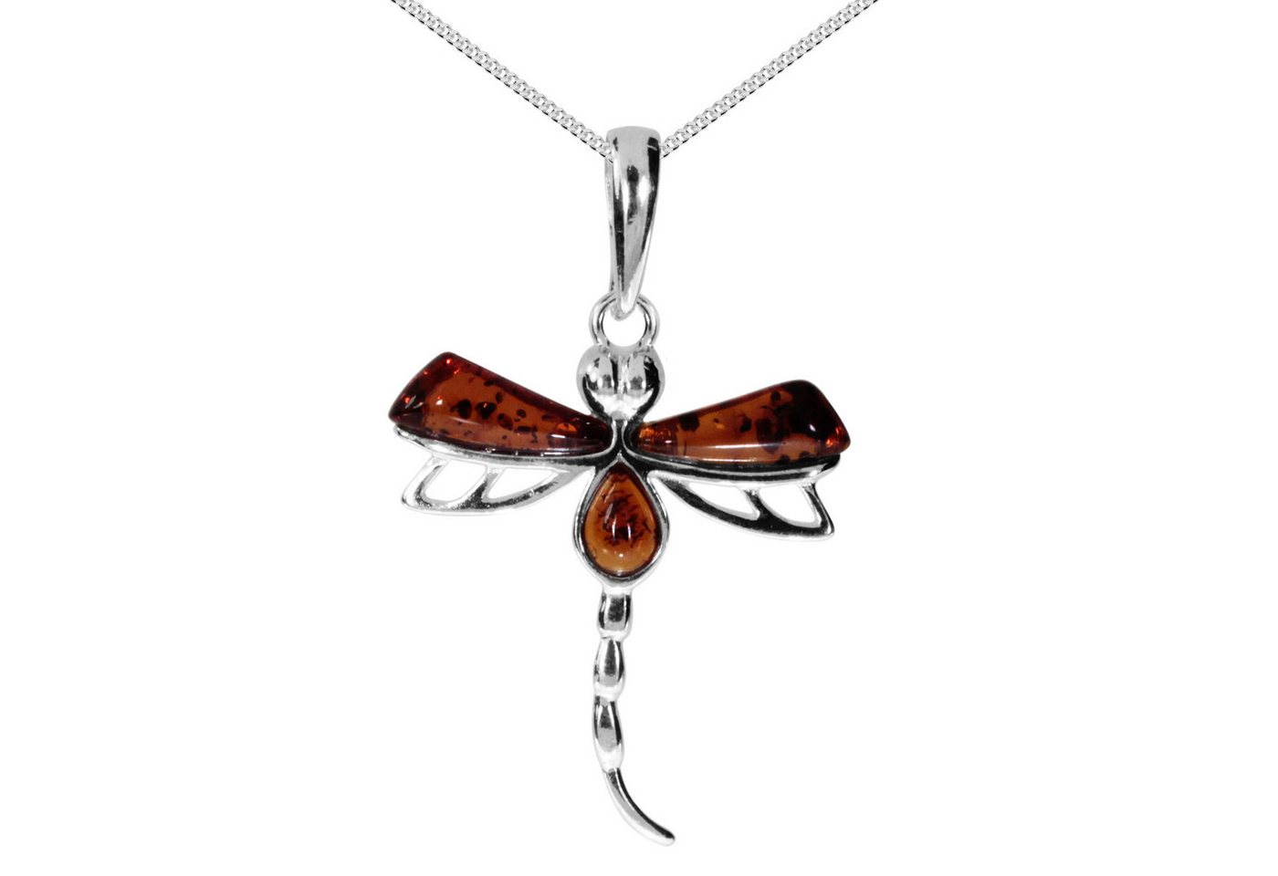 OSTSEE-SCHMUCK Kette mit Anhänger Ostsee-Schmuck Kette mit Anhänger Libelle (2-tlg) von OSTSEE-SCHMUCK