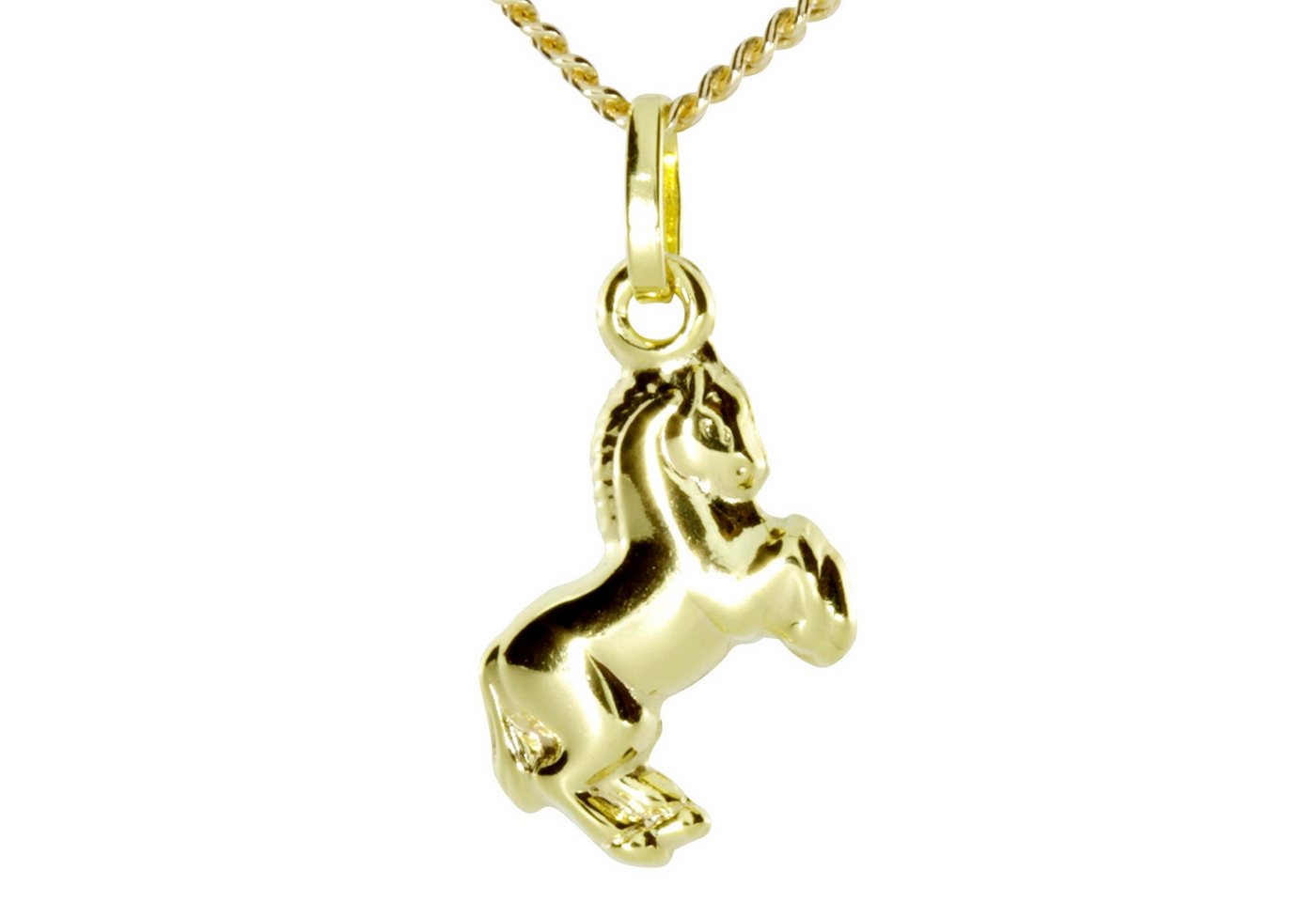 OSTSEE-SCHMUCK Kette mit Anhänger Ostsee-Schmuck Kette mit Anhänger Pferd Kette mit Anhänger Pferd (2-tlg) von OSTSEE-SCHMUCK
