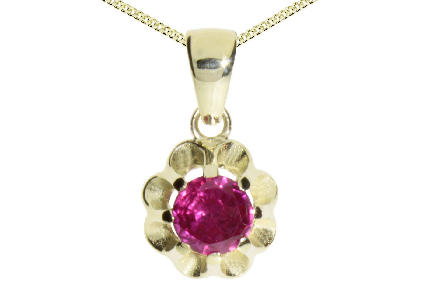 OSTSEE-SCHMUCK Kette mit Anhänger Ostsee-Schmuck Kette mit Anhänger Pia 6 mm (2-tlg) von OSTSEE-SCHMUCK