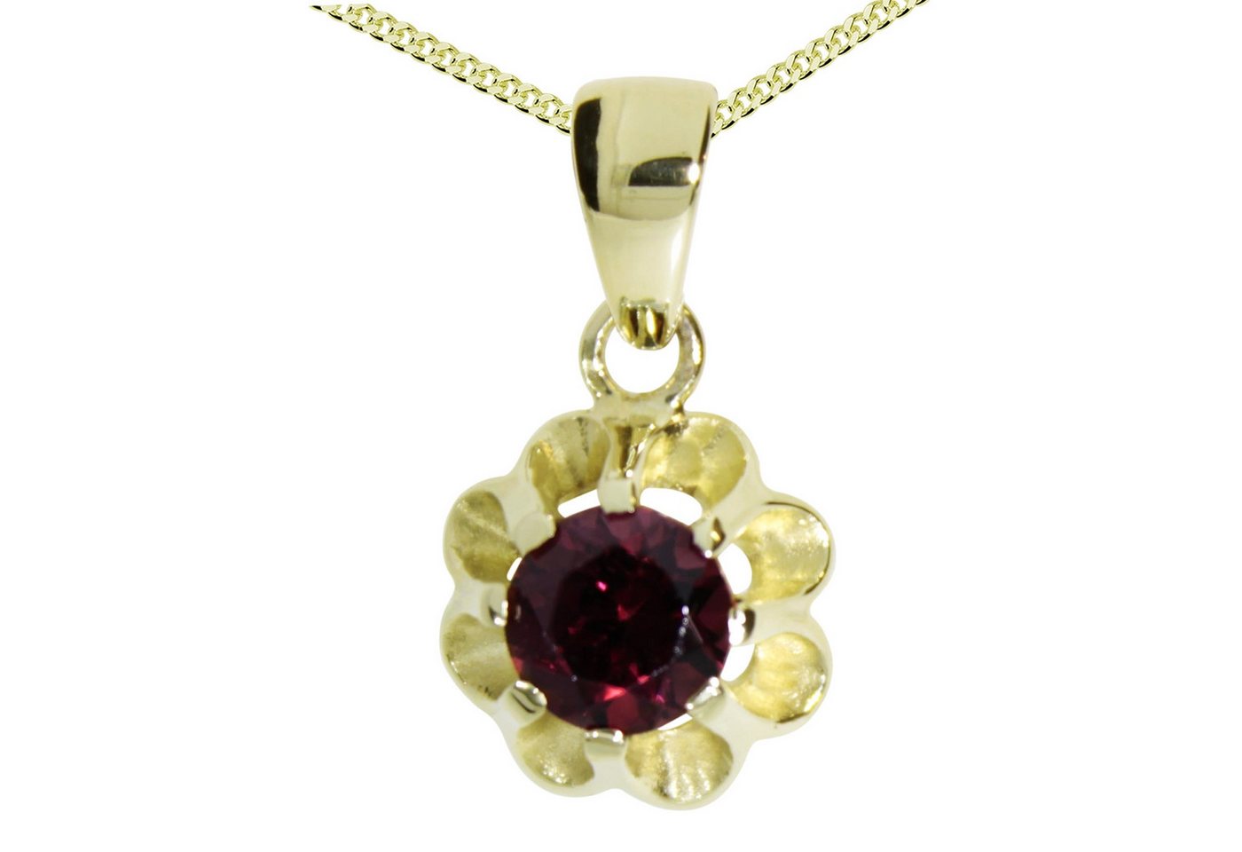 OSTSEE-SCHMUCK Kette mit Anhänger Ostsee-Schmuck Kette mit Anhänger Pia 6 mm (2-tlg) von OSTSEE-SCHMUCK