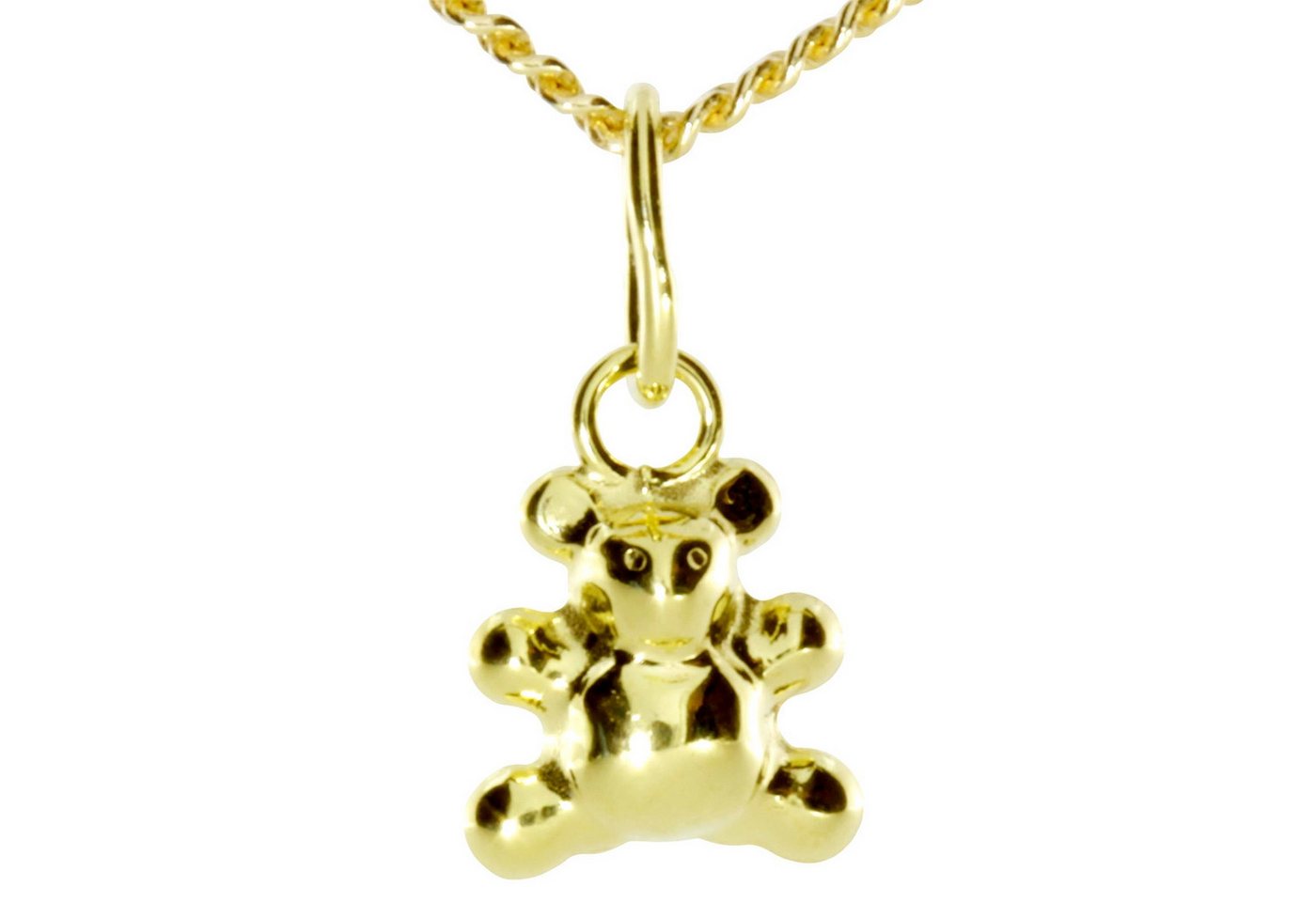 OSTSEE-SCHMUCK Kette mit Anhänger Ostsee-Schmuck Kette mit Anhänger Teddy Kette mit Anhänger Teddy (2-tlg) von OSTSEE-SCHMUCK