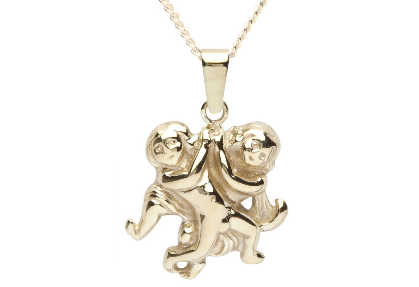 OSTSEE-SCHMUCK Kette mit Anhänger Ostsee-Schmuck Kette mit Anhänger Tierkreiszeichen Zwillinge (2-tlg) von OSTSEE-SCHMUCK