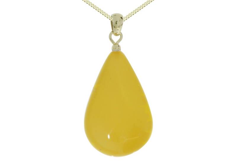 OSTSEE-SCHMUCK Kette mit Anhänger Ostsee-Schmuck Kette mit Anhänger Tropfen ca. 30 mm lang (2-tlg) von OSTSEE-SCHMUCK