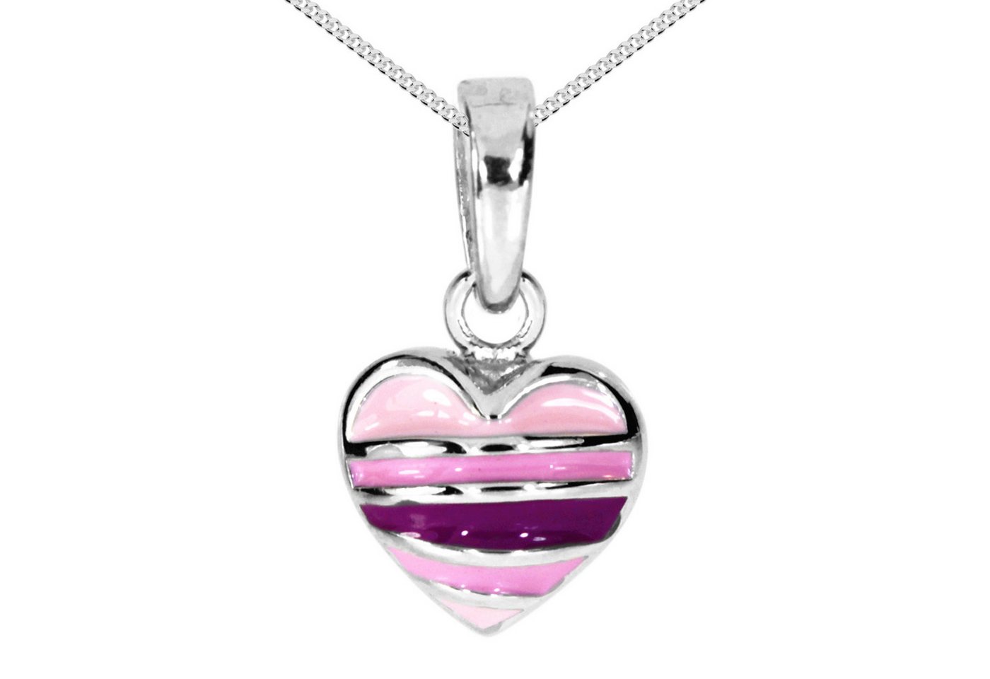OSTSEE-SCHMUCK Kette mit Anhänger Ostsee-Schmuck Kette mit Anhänger kleines Herz (2-tlg) von OSTSEE-SCHMUCK