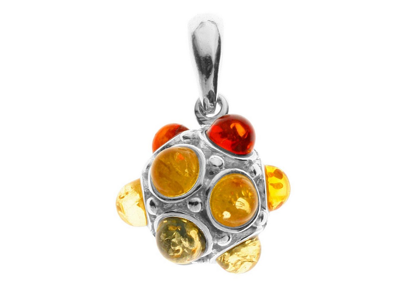OSTSEE-SCHMUCK Kettenanhänger Ostsee-Schmuck Anhänger Discokugel 14 mm (1-tlg) von OSTSEE-SCHMUCK