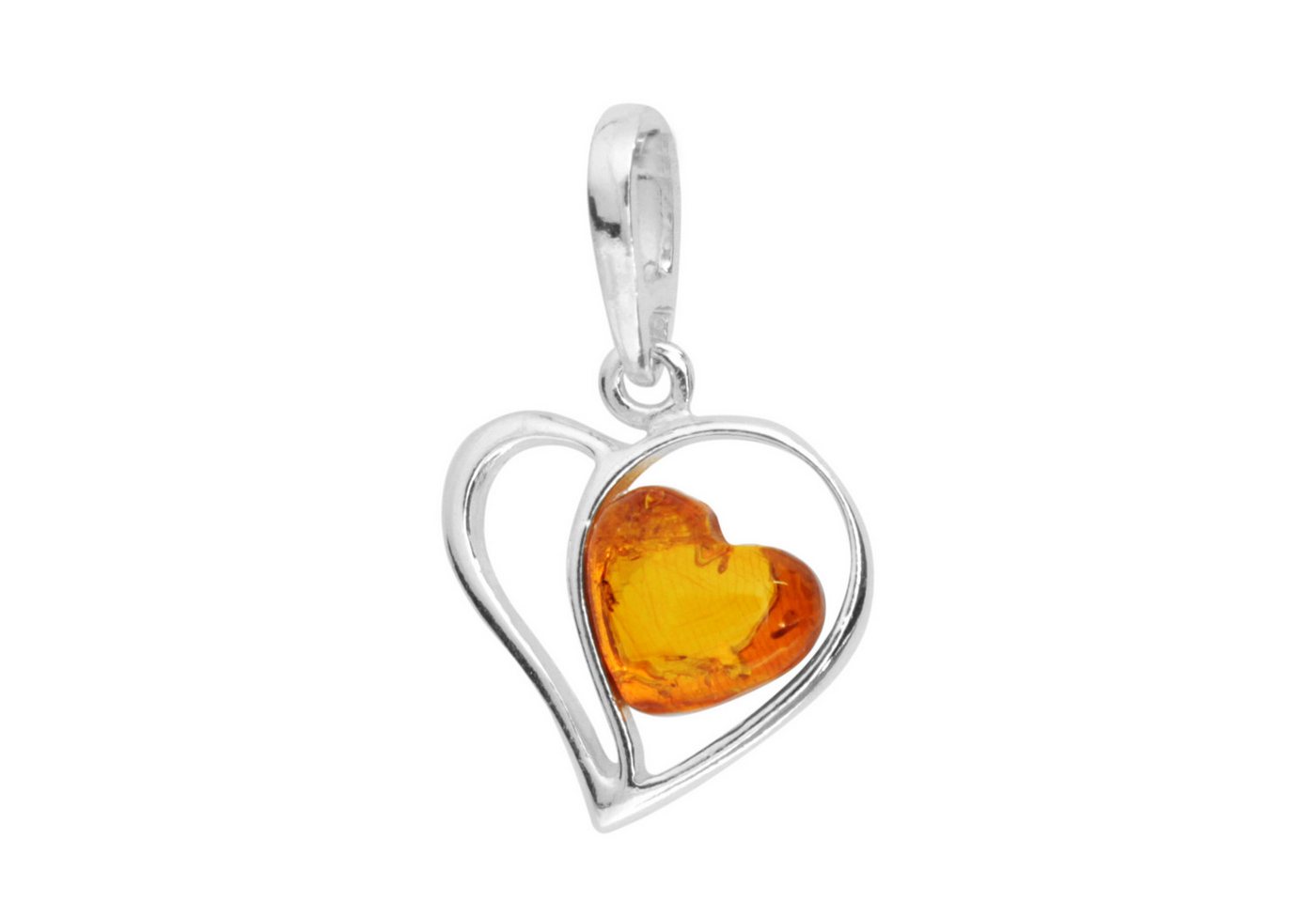 OSTSEE-SCHMUCK Kettenanhänger Ostsee-Schmuck Anhänger Herz Anhänger Herz (1-tlg) von OSTSEE-SCHMUCK