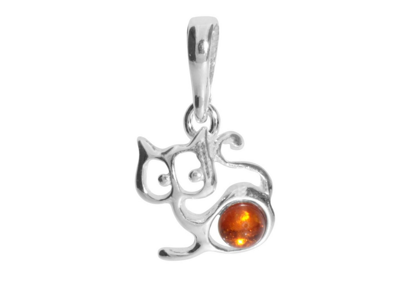 OSTSEE-SCHMUCK Kettenanhänger Ostsee-Schmuck Anhänger Katze Anhänger Katze (1-tlg) von OSTSEE-SCHMUCK