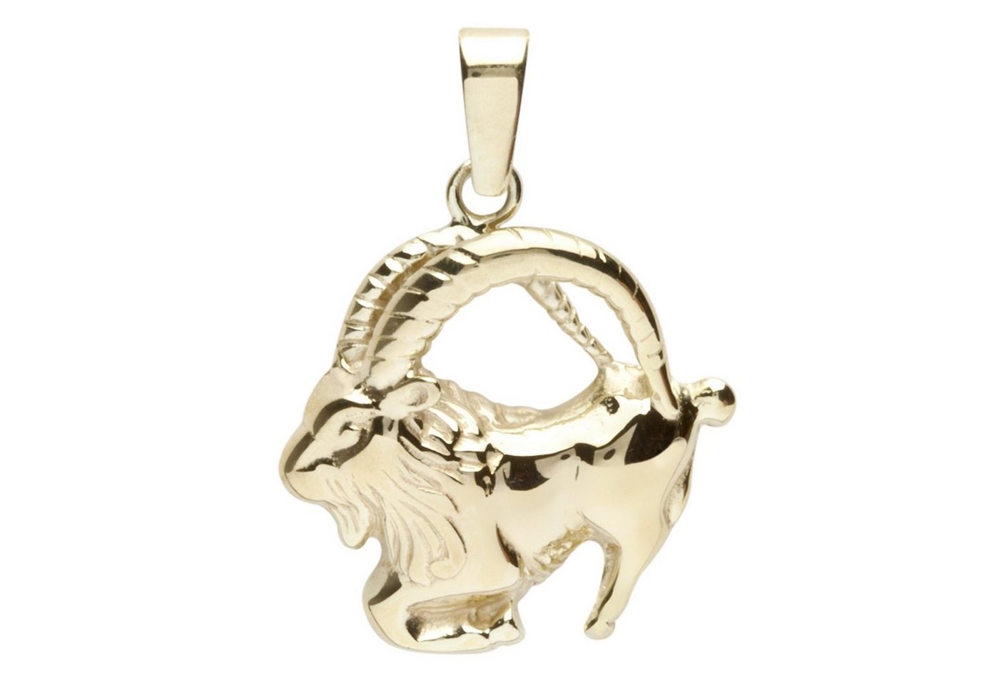 OSTSEE-SCHMUCK Kettenanhänger - Tierkreiszeichen Steinbock - Gold 333/000 -, (1-tlg) von OSTSEE-SCHMUCK