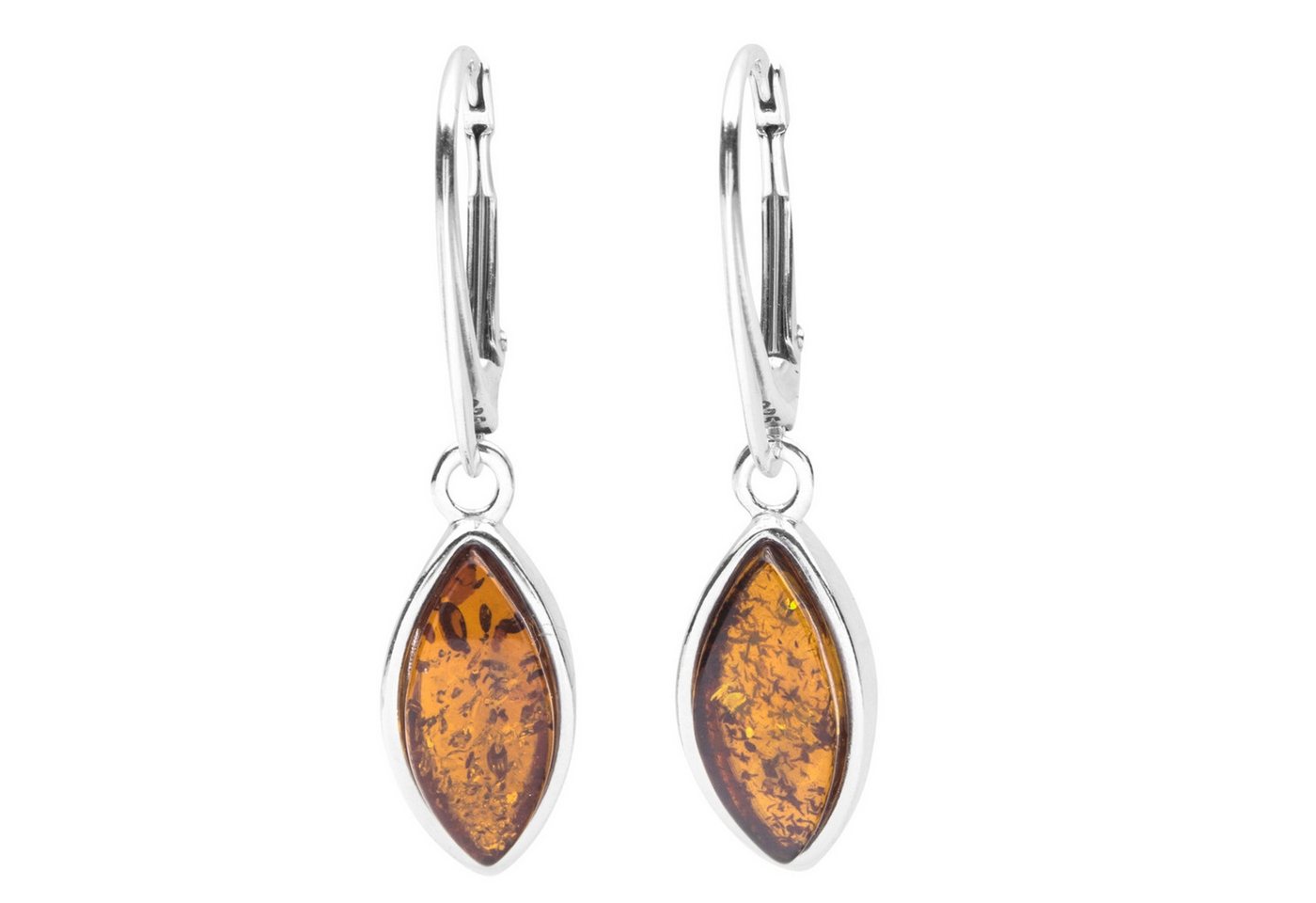 OSTSEE-SCHMUCK Paar Ohrhänger Ostsee-Schmuck Ohrhänger Classic 13 x 6 mm (2-tlg) von OSTSEE-SCHMUCK