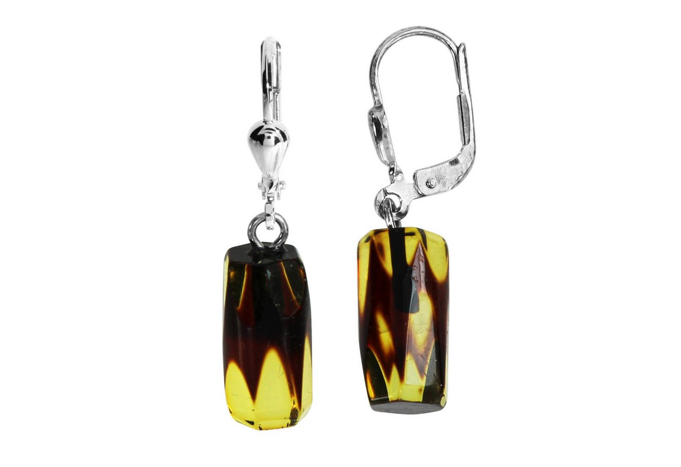 OSTSEE-SCHMUCK Paar Ohrhänger Ostsee-Schmuck Ohrhänger Klassisch 7 x 12 mm (2-tlg) von OSTSEE-SCHMUCK