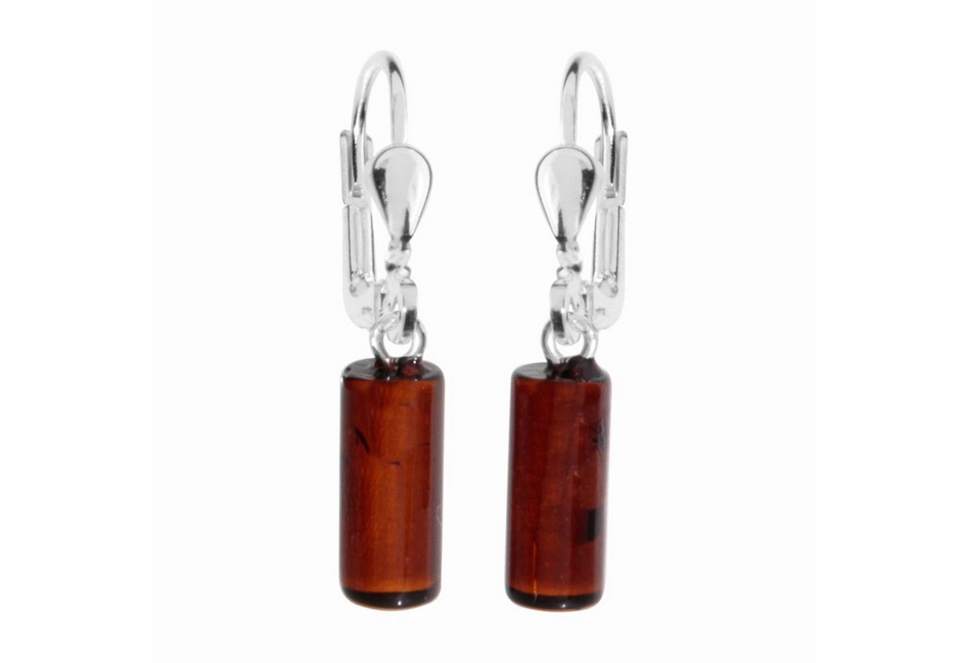 OSTSEE-SCHMUCK Paar Ohrhänger Ostsee-Schmuck Ohrhänger Walze 5 x 12 mm (2-tlg) von OSTSEE-SCHMUCK