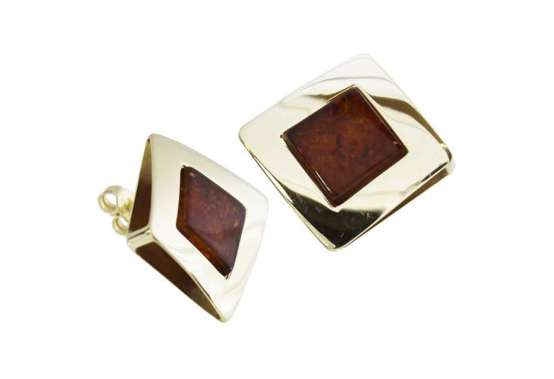 OSTSEE-SCHMUCK Paar Ohrstecker Ostsee-Schmuck Ohrstecker Alvina 20 x 20 mm (2-tlg) von OSTSEE-SCHMUCK