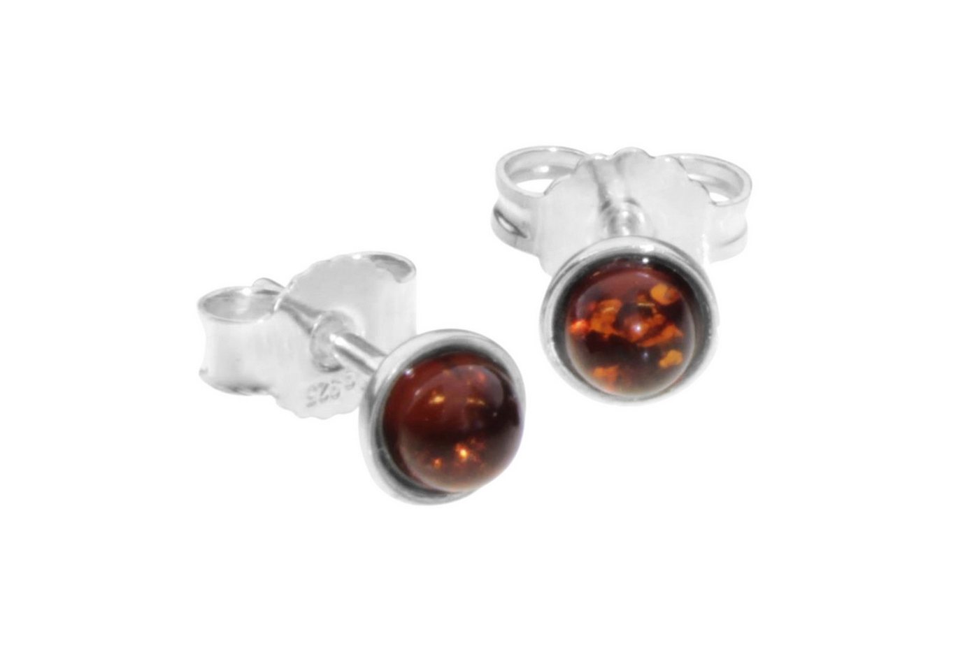OSTSEE-SCHMUCK Paar Ohrstecker Ostsee-Schmuck Ohrstecker Classic 4 mm Ohrstecker Classic 4 mm (2-tlg) von OSTSEE-SCHMUCK