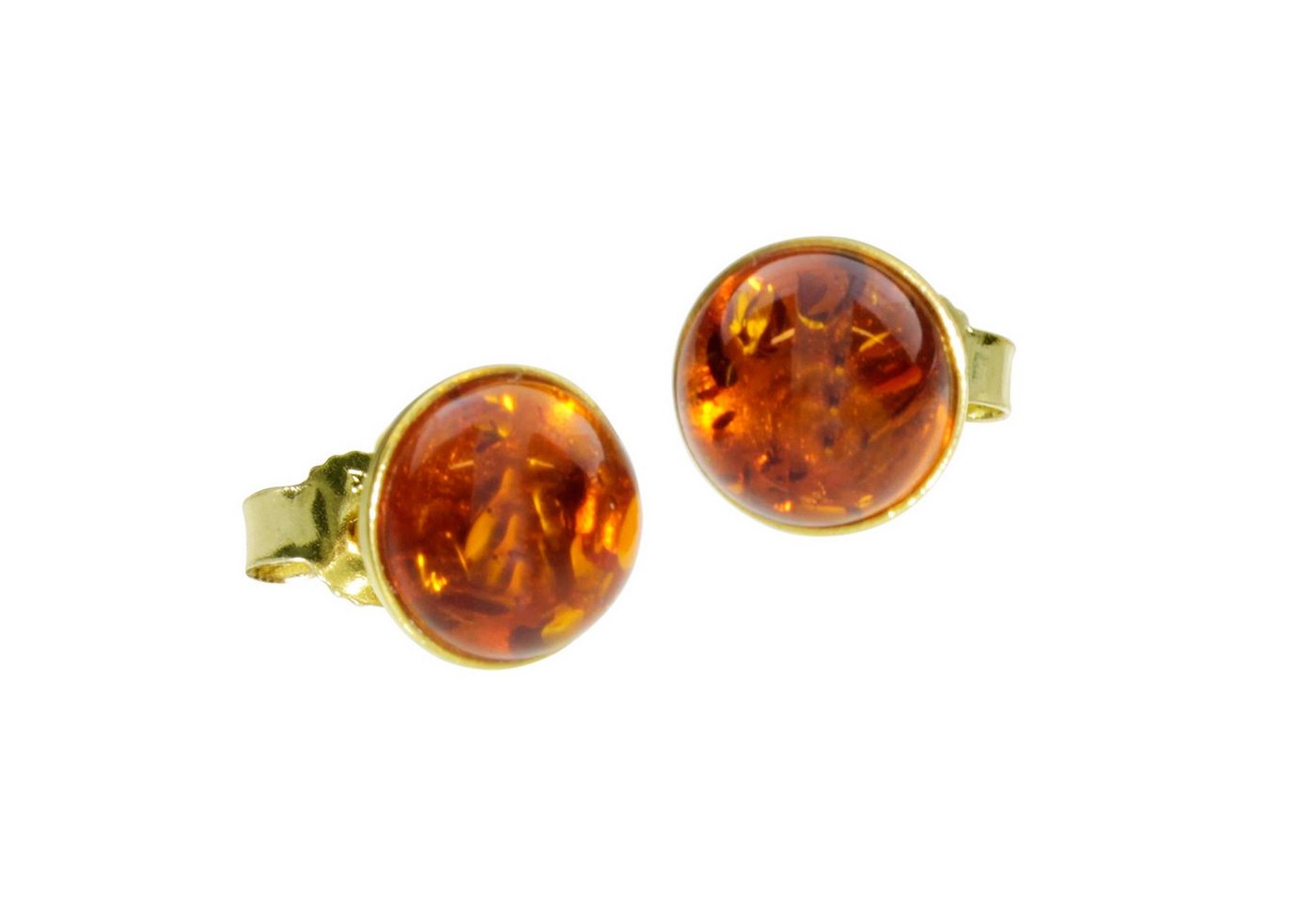 OSTSEE-SCHMUCK Paar Ohrstecker Ostsee-Schmuck Ohrstecker Classic 8 mm Ohrstecker Classic 8 mm (2-tlg) von OSTSEE-SCHMUCK