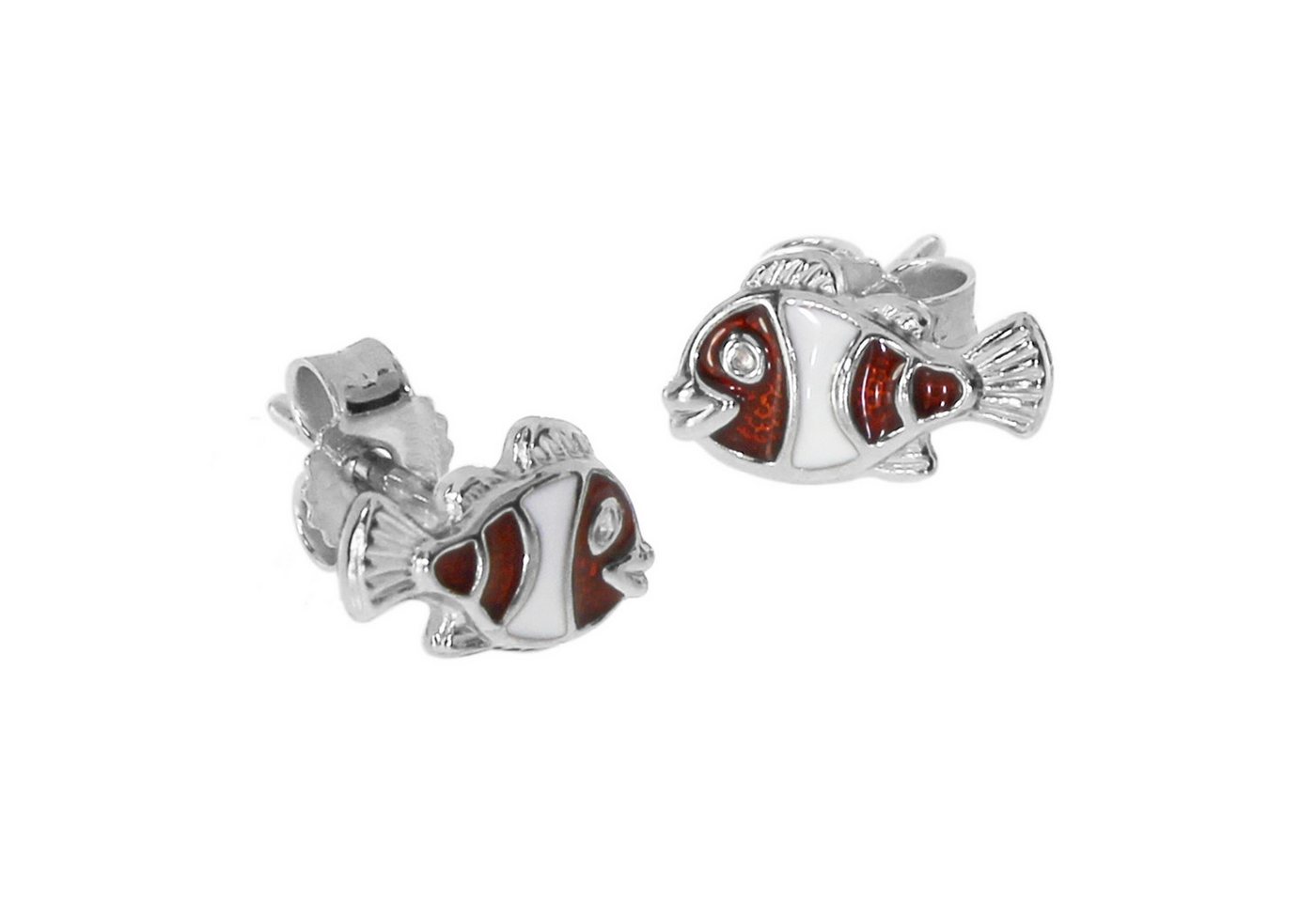 OSTSEE-SCHMUCK Paar Ohrstecker Ostsee-Schmuck Ohrstecker kleiner Fisch Ohrstecker kleiner Fisch (2-tlg) von OSTSEE-SCHMUCK