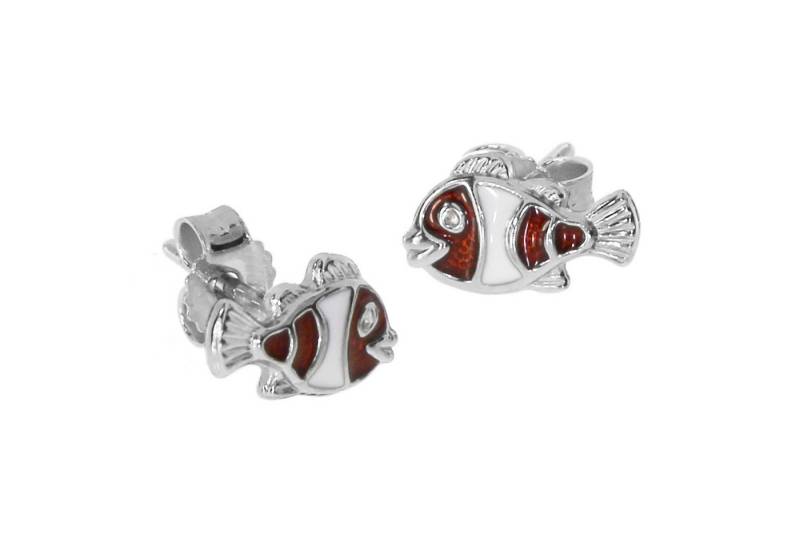 OSTSEE-SCHMUCK Paar Ohrstecker Ostsee-Schmuck Ohrstecker kleiner Fisch Ohrstecker kleiner Fisch (2-tlg) von OSTSEE-SCHMUCK