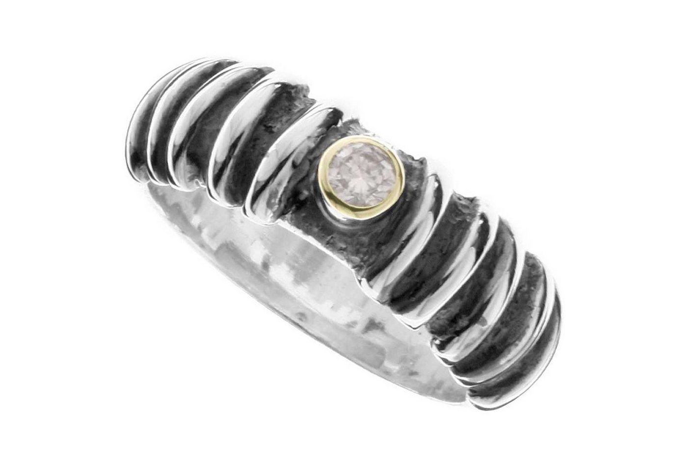 OSTSEE-SCHMUCK Silberring - Emilia - Silber 925/000 - Zirkonia (1-tlg) von OSTSEE-SCHMUCK