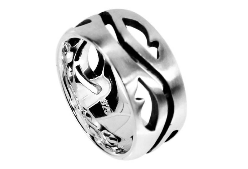 OSTSEE-SCHMUCK Silberring - Fisch - Silber 925/000 -, (1-tlg) von OSTSEE-SCHMUCK