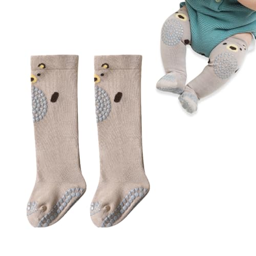 OSUWLSI Baby Socken Anti Rutsch Dicke - 1 Paar Winter Warme Kleinkinder Rutschsocken Krabbelsocken für Mädchen Jungen von OSUWLSI