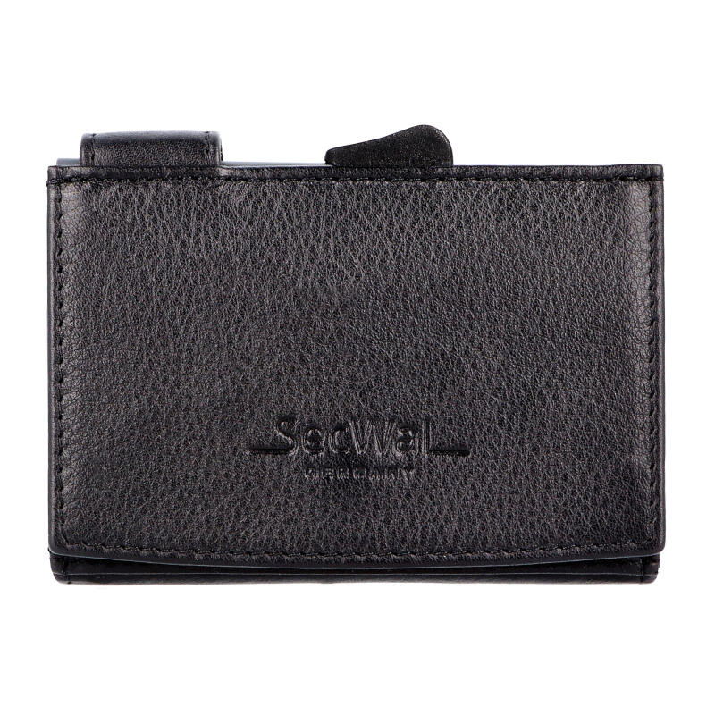 OSWALD - Minibörse Wiener Schachtel Schwarz Schwarz von OSWALD