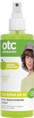 OTC Anti-Läusemittel - Protect Leave in Spray - Apfelduft - Schützt, Entwirrt und Spendet dem Haar Feuchtigkeit - Tägliche Anwendung - Ab 1 Jahr - 250 ml von OTC Antipiojos