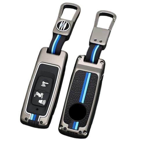 OTMIK Zink Legierung Autoschlüssel Etuis passend für Honda PCX160 VISION SH350 160 PCX 125 Switch 150 ADV Wrench 350 2/3 Knöpfe Schlüsselbund Zubehör (2/3 Knöpfe Matte) von OTMIK